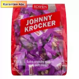   Roshen Johnny Krocker Milk Wafers – 350 g tejkrémes, csokoládéba vonva
