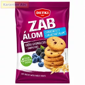   Detki Zab Álom erdei gyümölcsös-zabpelyhes omlós keksz 150 g