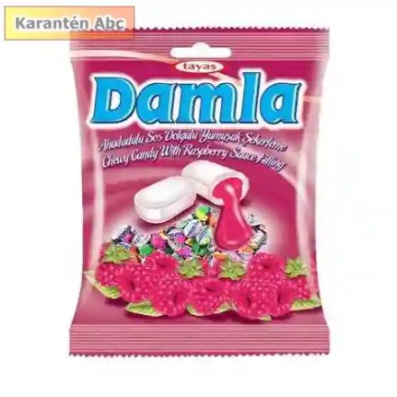 Damla töltött karamella Málna 90g