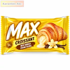 MAX Croissant vanília ízű töltelékkel 45 g