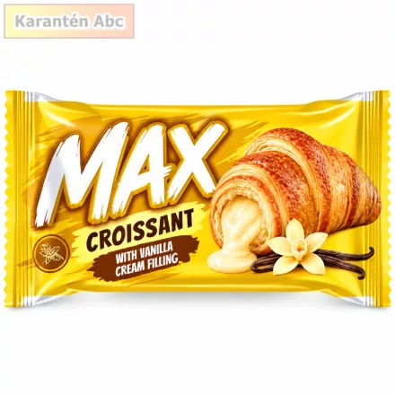 MAX Croissant vanília ízű töltelékkel 45 g