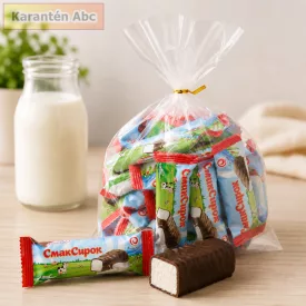   SweeTale SmakSyrok túrórudi jellegű vanília ízű habosított édesség kakaós cukrászati mázzal 1 kg