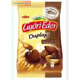   Győri Édes Duplajó kakaós – omlós mézes keksz kakaós bevonattal, 150 g