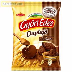 Győri Édes Duplajó Kakaós Keksz Kakaós Bevonattal 150 g