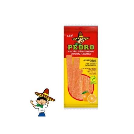 Pedro gumicukor orange belts vegán 80g