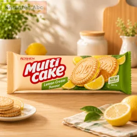 Roshen Multicake – Citromkrémes keksz 180 g