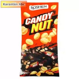   Candy Nut (fekete) Nugát és lágy karamell mogyoróval 1 kg Roshen