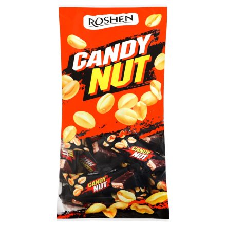 Roshen Candy Nut (fekete) Nugát és lágy karamell mogyoróval 1 kg