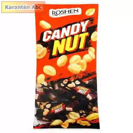 Candy Nut (fekete) Nugát és lágy karamell mogyoróval 1 kg Roshen