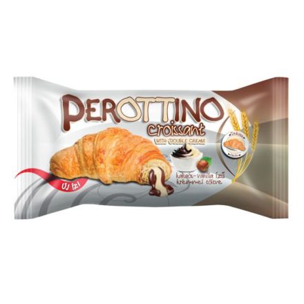 Perottino croissant 55g double kakaós-vanília