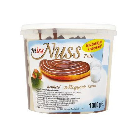 Miss Nuss Twist mogyorókrém 1kg
