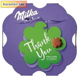   Milka Thank You desszert 44 g – alpesi tejcsokoládé praliné válogatás