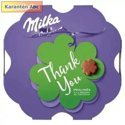 Milka Thank You desszert 44 g – alpesi tejcsokoládé praliné válogatás