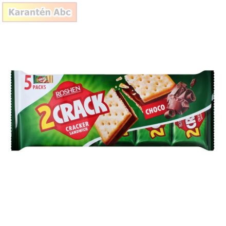 2Crack kréker Choco (zöld)  Roshen 235g