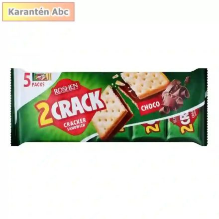 2Crack kréker Choco (zöld)  Roshen 235g