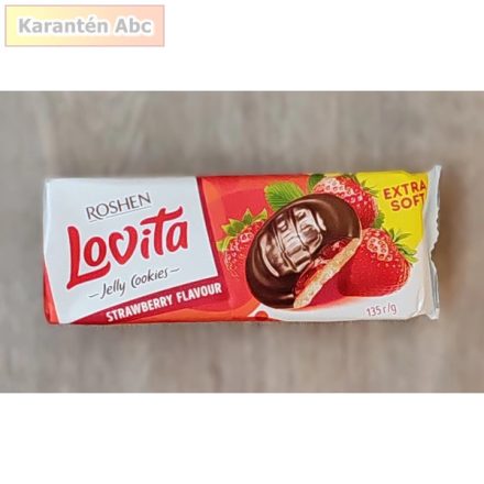 Lovita epres zselés keksz – Roshen, 135 g
