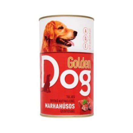 Kutyakonzerv Golden Dog Marha 1240g