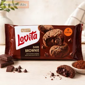 Lovita Dark Brownie Cocoa – Roshen, 152 g