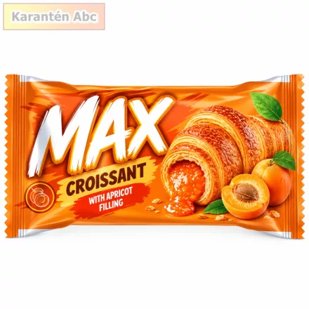 MAX Croissant barack ízű töltelékkel 45 g