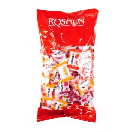 Yogurtini Cukorkák Joghurtos Gyümölcsös ízesítéssel 1kg Roshen