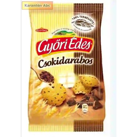 Győri Édes Csokidarabos 150g