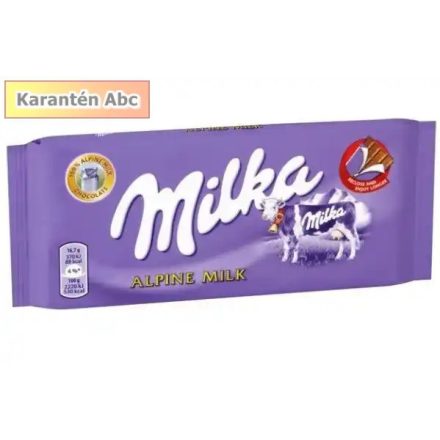 Milka Alpesi Tej csokoládé 270 g – lágy tejcsoki az Alpokból