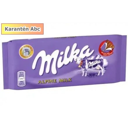 Milka Alpesi Tej csokoládé 270 g – lágy tejcsoki az Alpokból