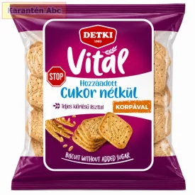   Detki Vitál Cukor STOP háztartási keksz hozzáadott cukor nélkül 180 g