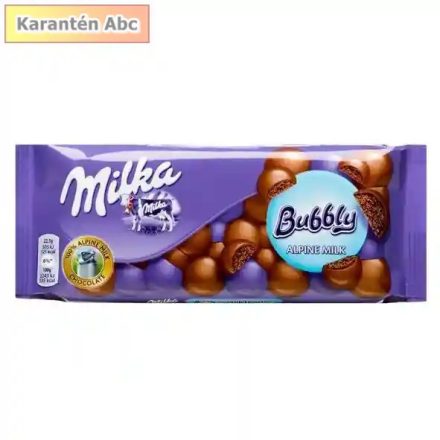 Milka Bubbly Alpine Milk 90g 90 g