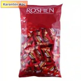   Candy Nut  (piros) – puha karamellel és földimogyoróval, kakaós bevonattal – 1 kg Roshen