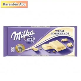   Milka fehér csokoládé 100 g – lágy és krémes édesség