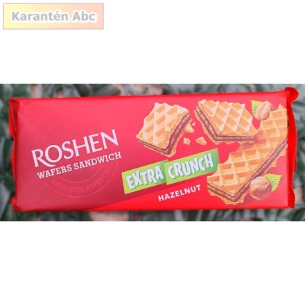 Wafers Sandwich Extra Crunch Mogyorós ostya – Roshen – 142 g