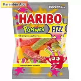 Haribo Pommes Fizz Savanyú Hasábburgonya 100g 100 g