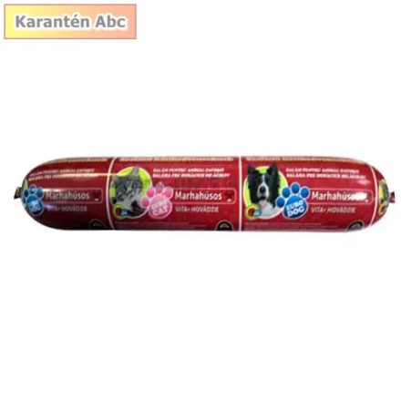 EuroDog kutya- és macskaszalámi 1 kg – marhahúsból készült eledel