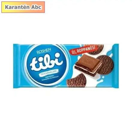 Tibi tejcsokoládé csokoládékrém, karamell és keksz 100g 100 g