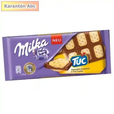 TUC Milka Tuc tejcsokoládé 87 g – ropogós sós kekszdarabokkal