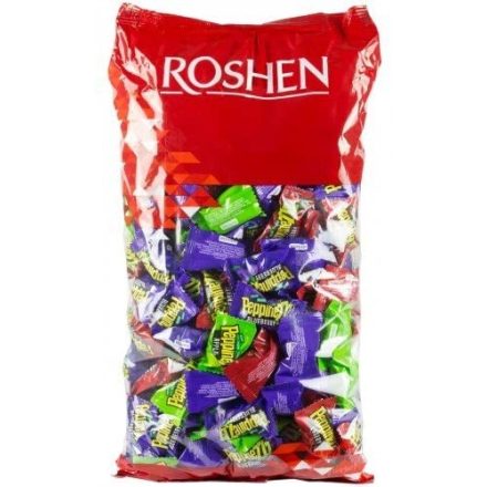 Roshen PeppineZZZ gyümölcskrémekkel töltött cukorkák 0,9 kg (kb. 180 db)