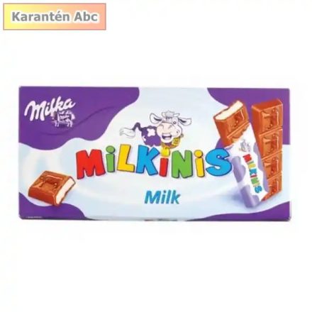 Milka Milkinis 87,5 g – krémes tejcsokoládé szeletek gyerekeknek és felnőtteknek