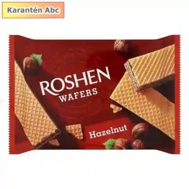 Roshen Wafers – Mogyorókrémmel töltött ostya 72 g