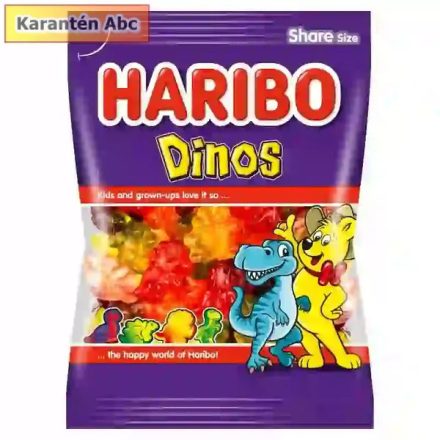 Haribo Dínó gumicukor 100 g – vidám dinoszauruszos édesség