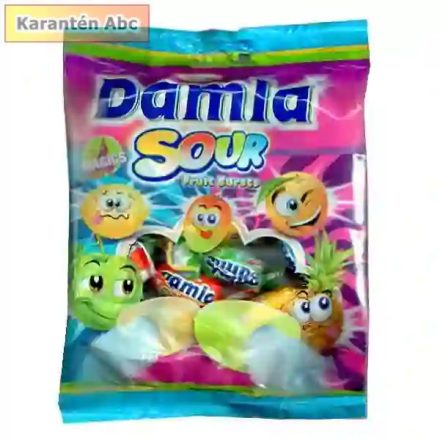 Damla töltött karamella Sour Fruit 90g