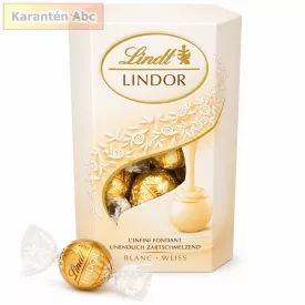Lindt LINDOR Fehércsokoládé Praliné 200 g