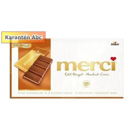 Merci Mogyorókrémes nougat 112g