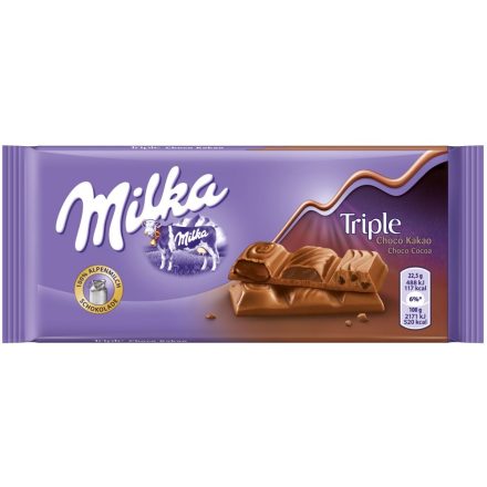 Milka tripla csokis 90g