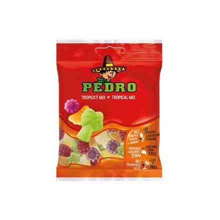 Pedro gumicukor Tropical mix 80g