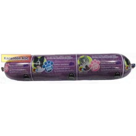 EuroDog kutya- és macskaszalámi 1 kg – sonkás eledel