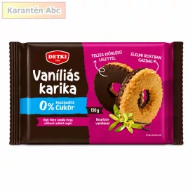 Detki vaníliás karika hozzáadott cukor nélkül 150 g