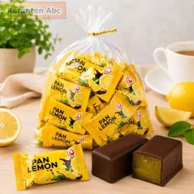   SweeTale Pan Lemon citromízű zselés édesség kakaós cukrászati mázzal 800 g