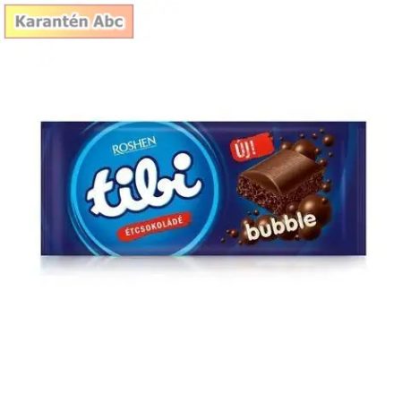 Tibi buborékos étcsokoládé 80g 80 g
