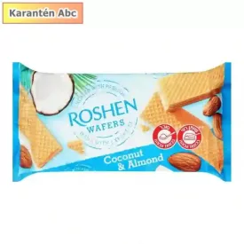 Roshen Wafers – Kókuszos-mandulás ostya 216 g